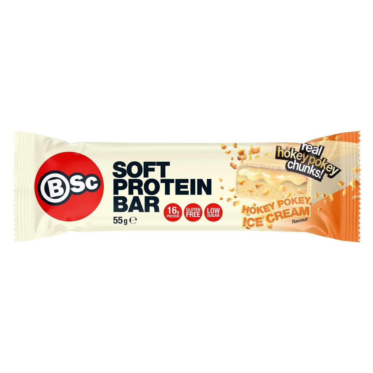 BSc Soft Protein Bar Hokey Pokey Ice Cream 55g