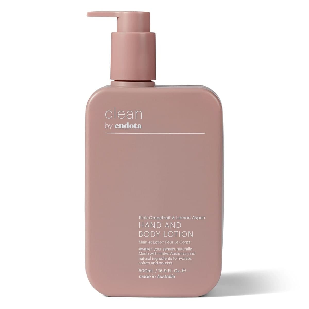 Endota Clean Pink Grapefruit & Lemon Aspen Hand & Body Lotion 500ml