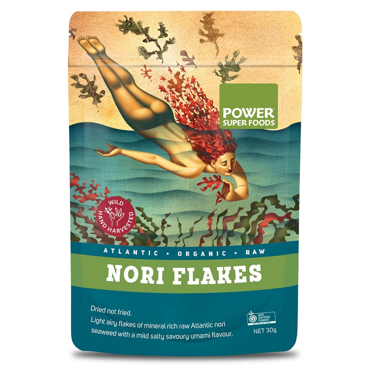 Power Super Foods Organic Natural Nori Flakes 30g