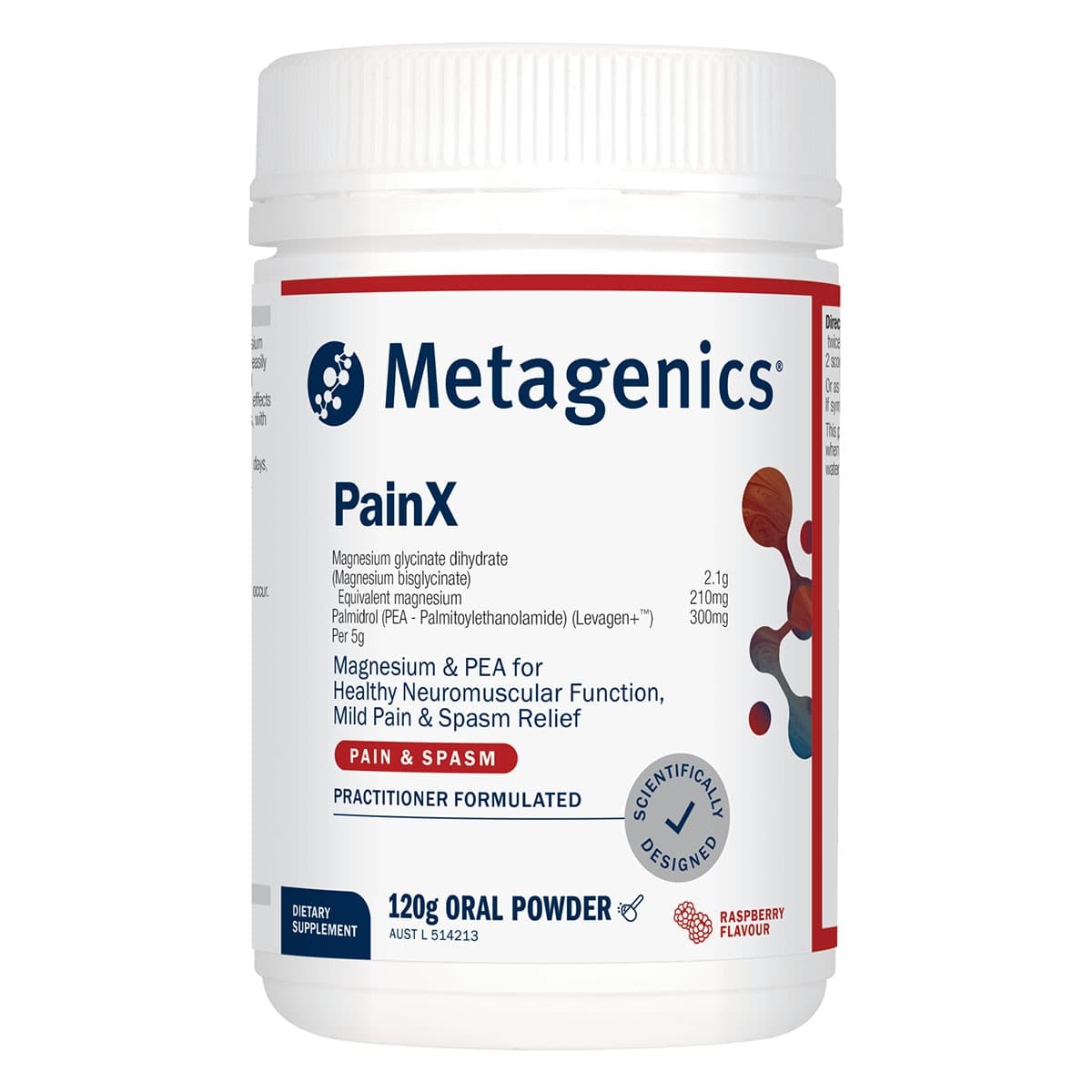Metagenics PainX Powder Raspberry 120g