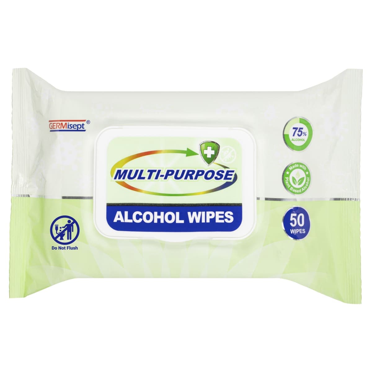 GermiSept Multi-Purpose Alcohol Wipes 50 Pack