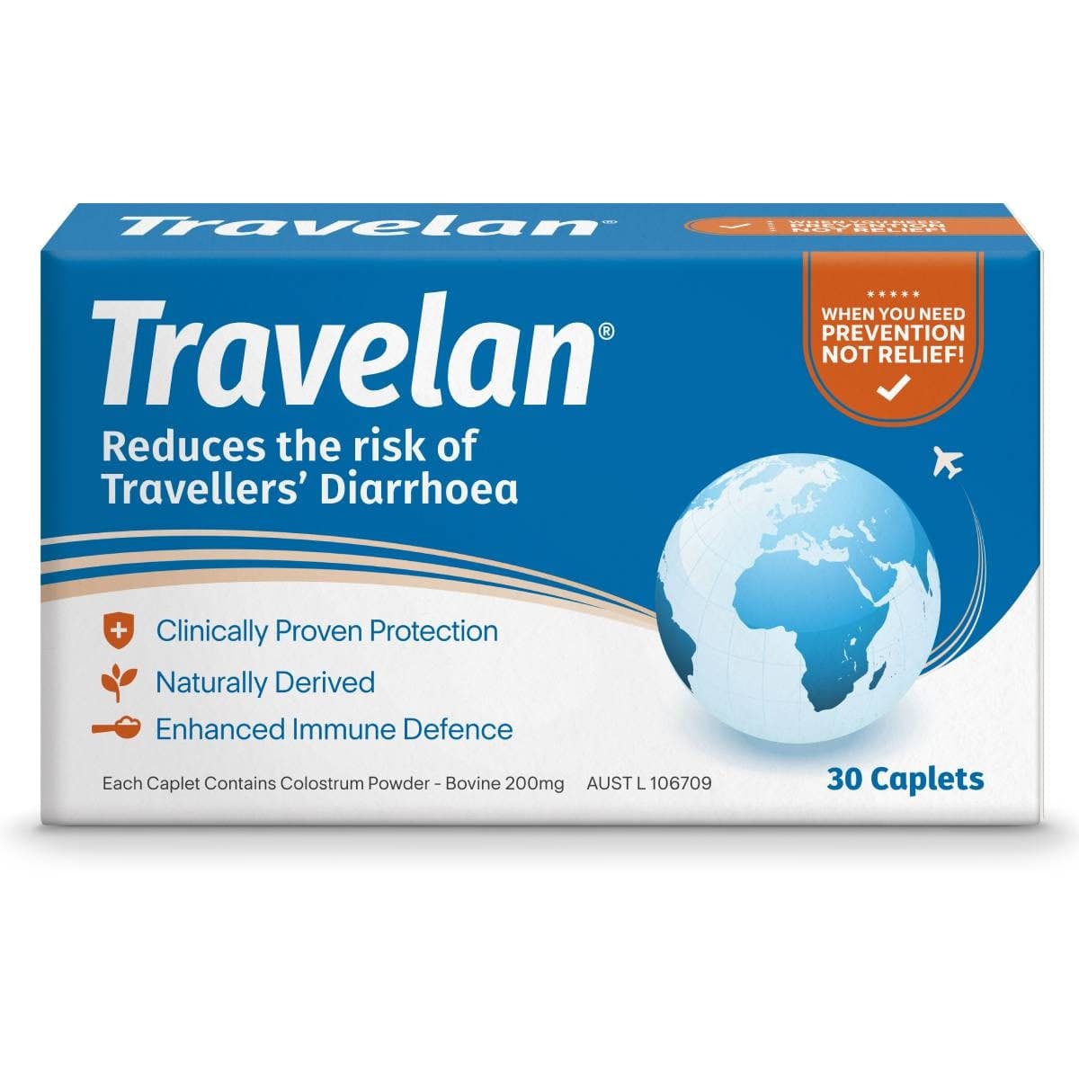 Travelan Travellers Diarrhoea Relief 30 Caplets