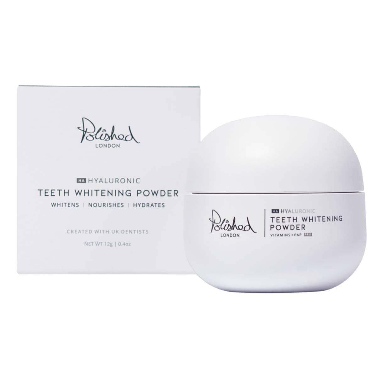 Polished London Hydroxyapatite Teeth Whitening Powder 12g