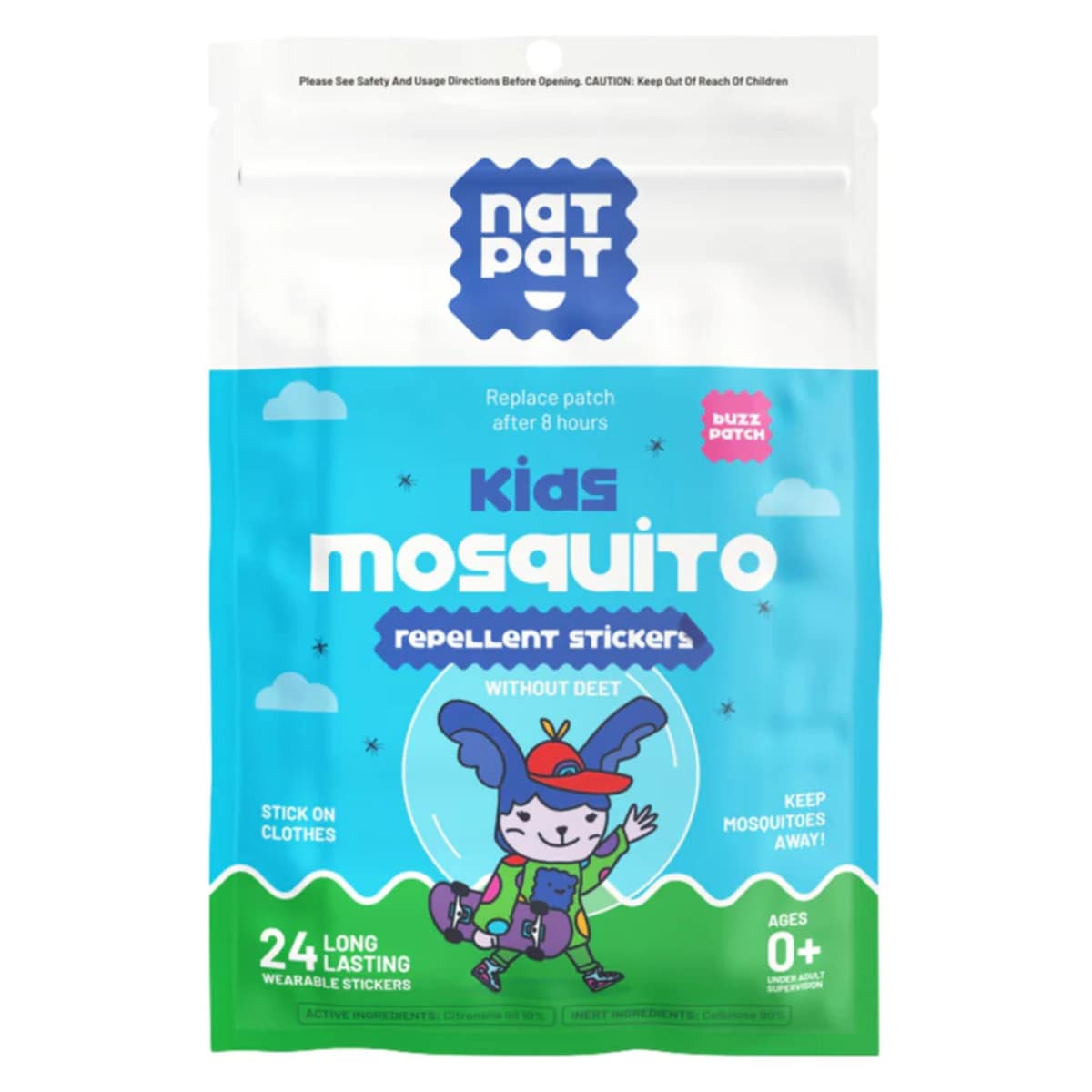 BuzzPatch Mosquito Repellent Patches 24 Pack