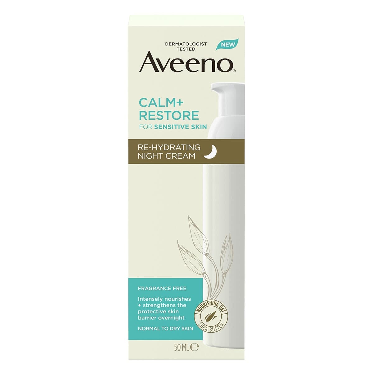 Aveeno Calm+ Restore Rehydrating Night Cream 50mL