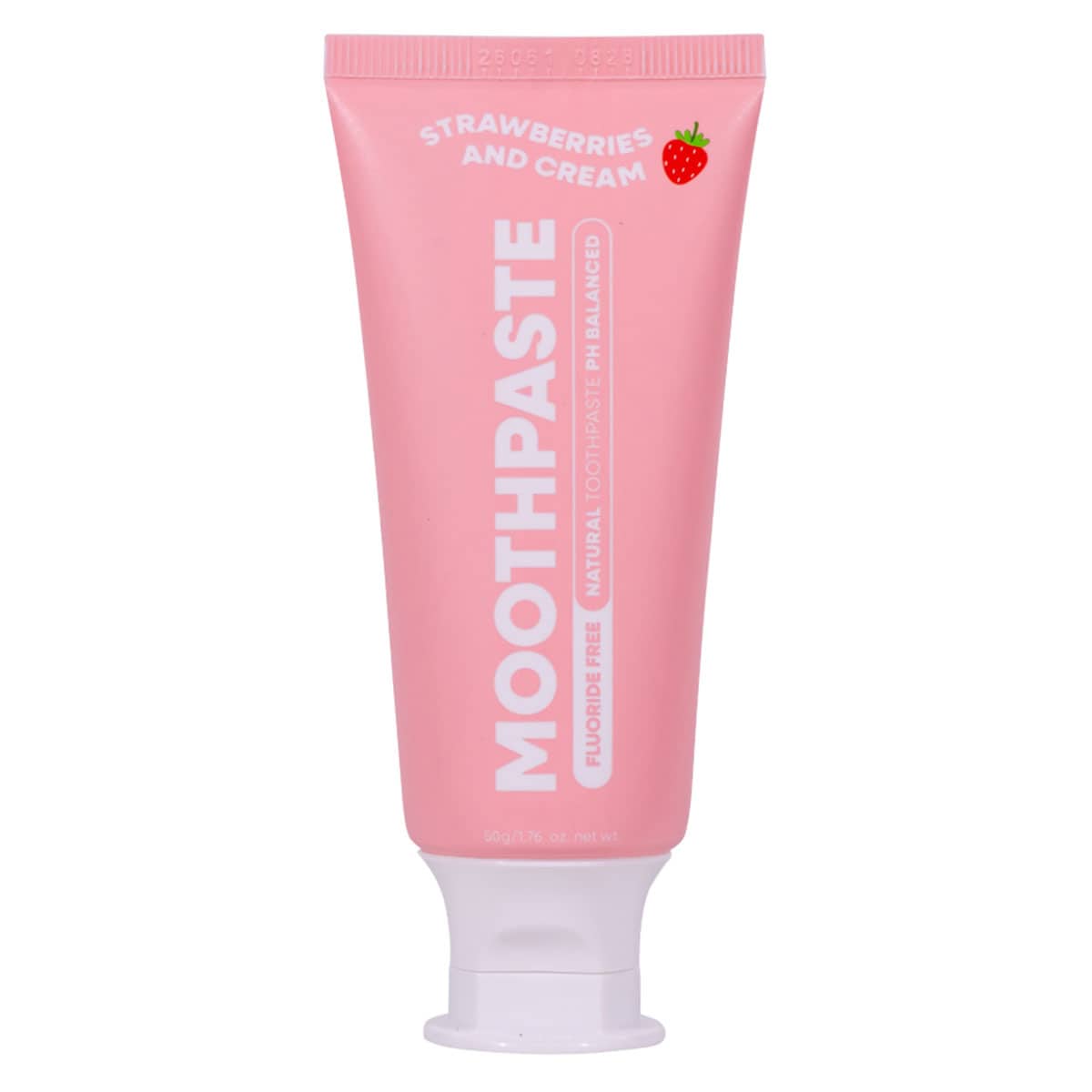 MooGoo Kids Fluoride Free Natural Toothpaste Strawberries & Cream 50g