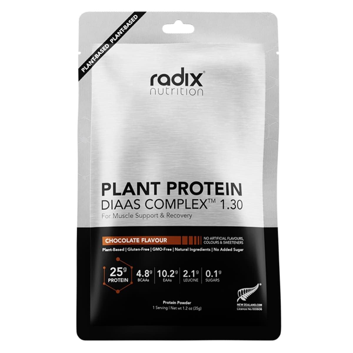 Radix Nutrition Plant Protein Powder Chocolate 15 x 34g Sachets
