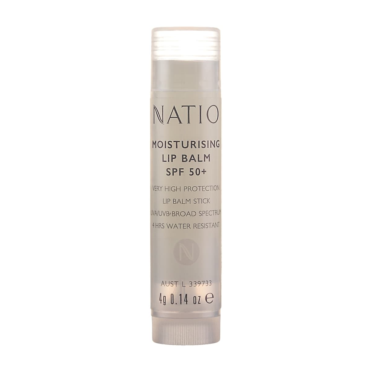 Natio Moisturising Lip Balm SPF50 4g