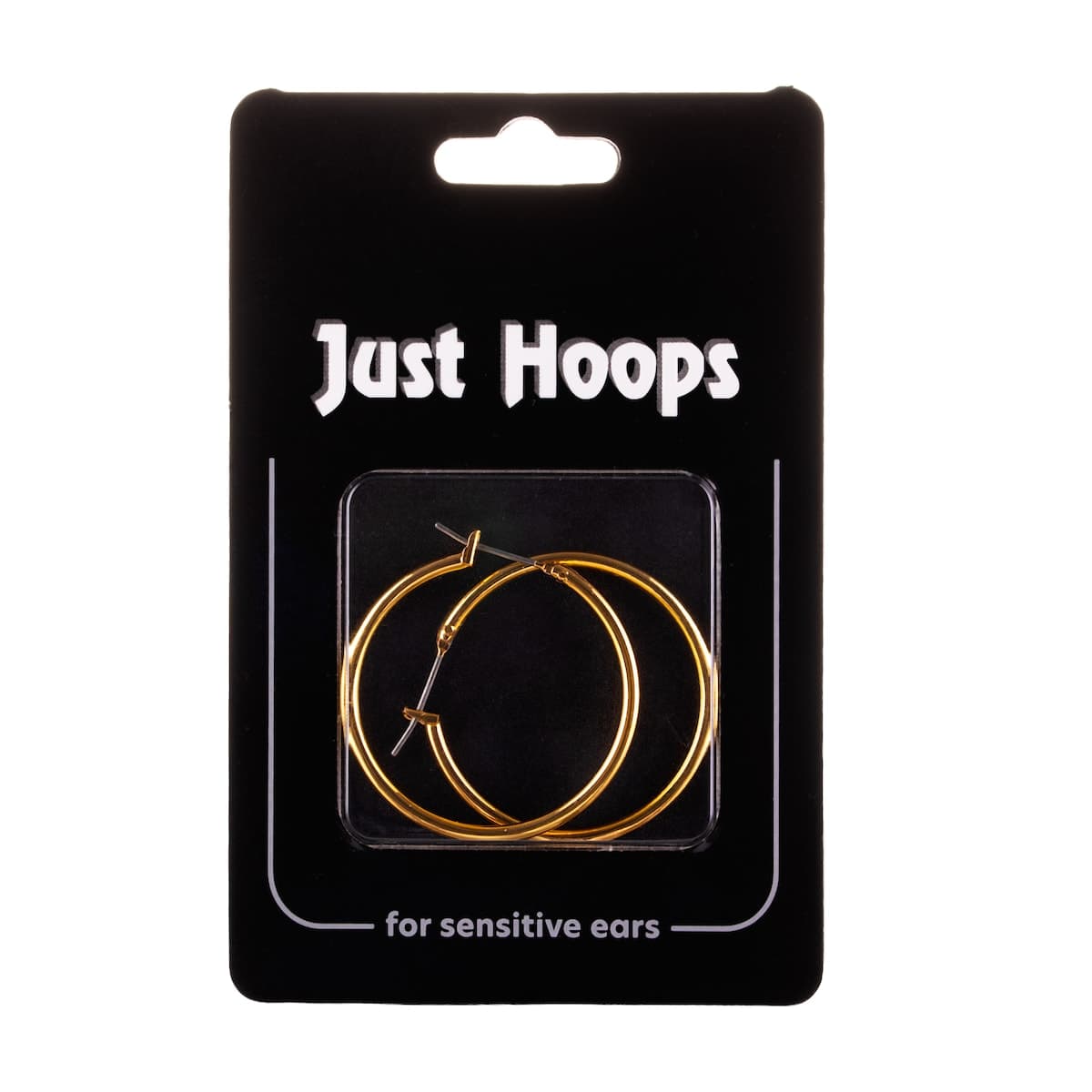 Studex Just Hoops 28mm Hoop Earring Gold Plated 1 Pair