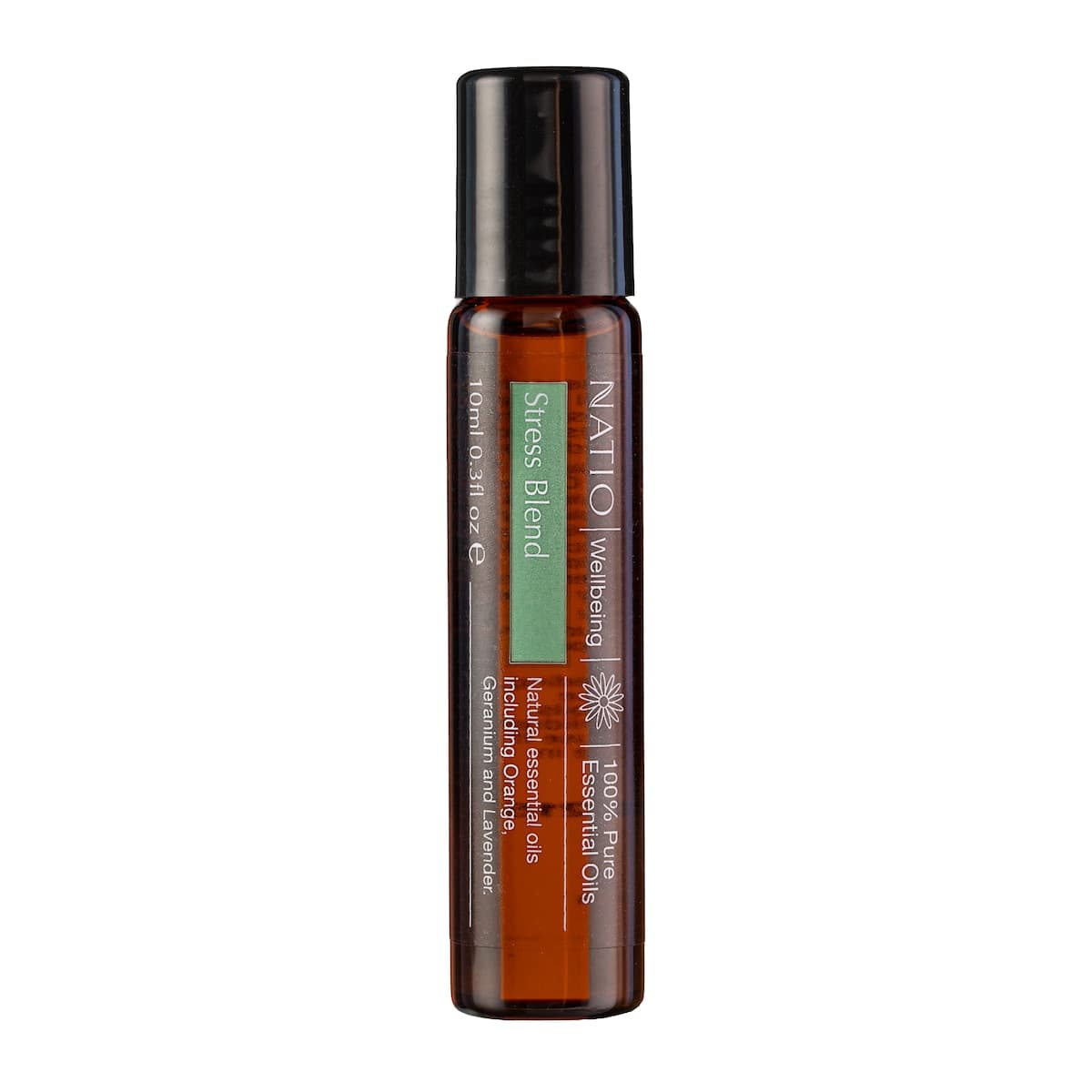 Natio Focus On Stress Pure Essential Oil Blend Roll-On 10ml
