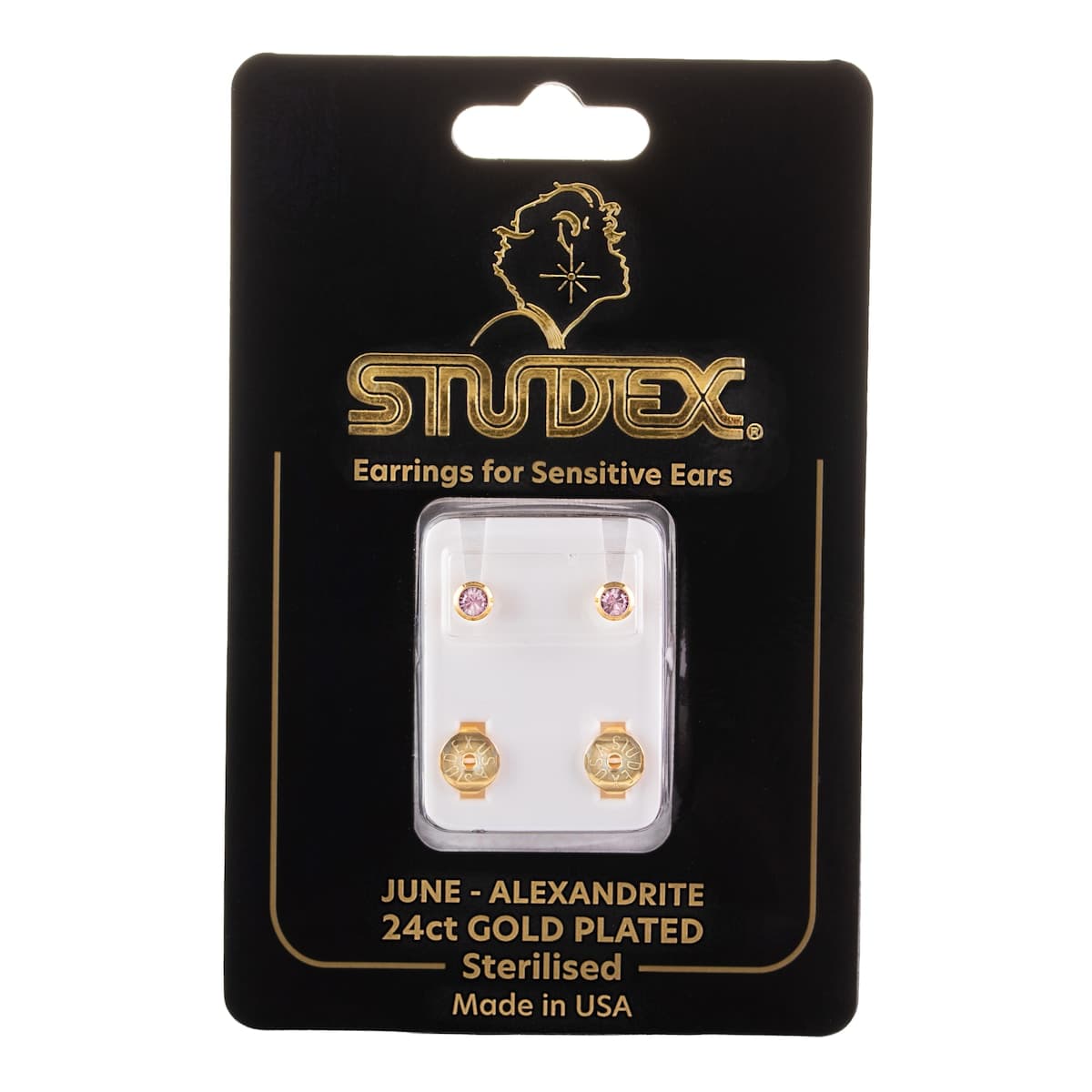 Studex Regular Birthstone June Gold Stud Earring 1 Pair