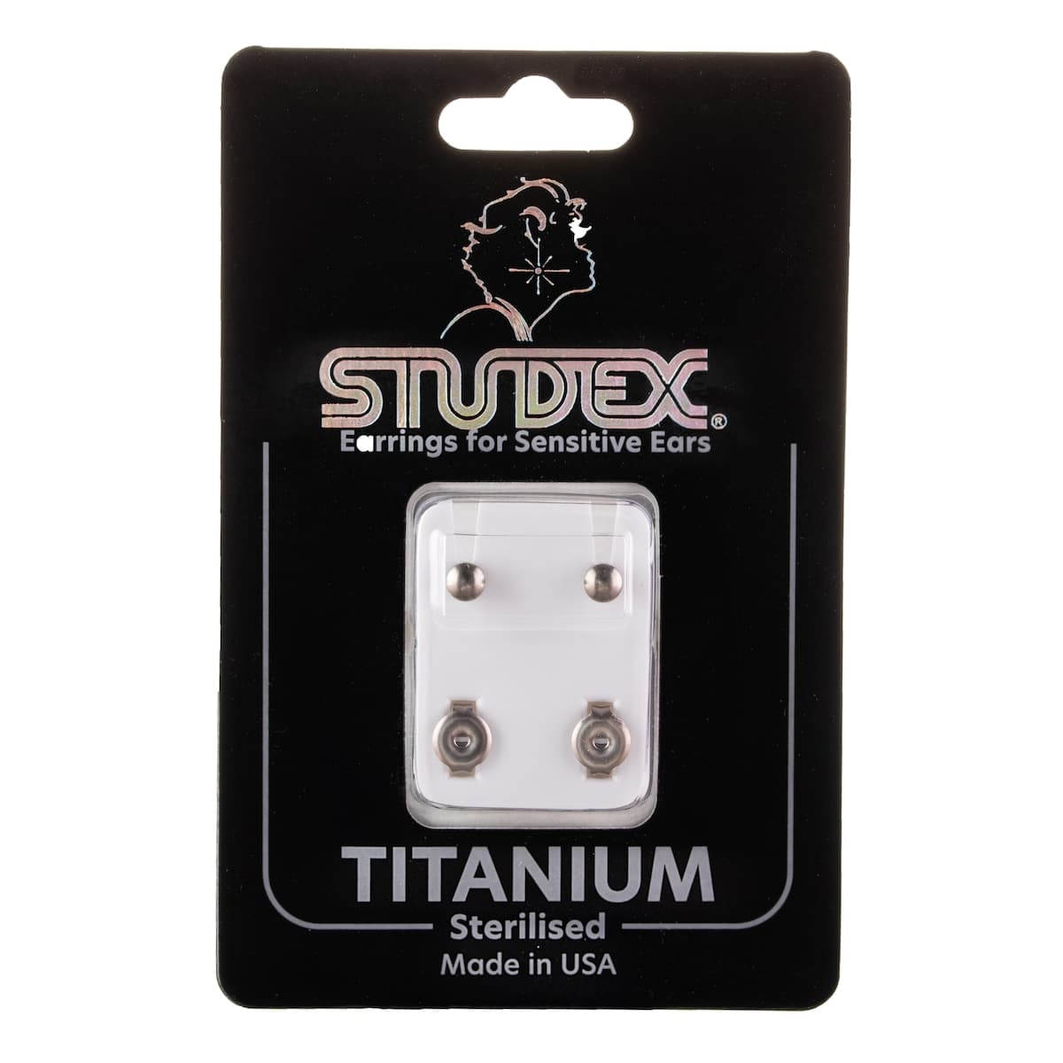 Studex Regular Traditional Titanium Stud Earring 1 Pair