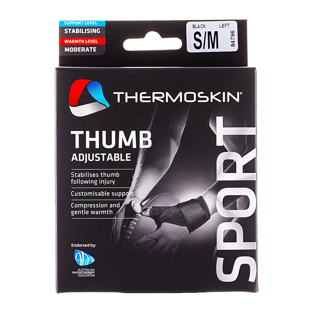 Thermoskin Sport Thumb Adjustable Left S/M