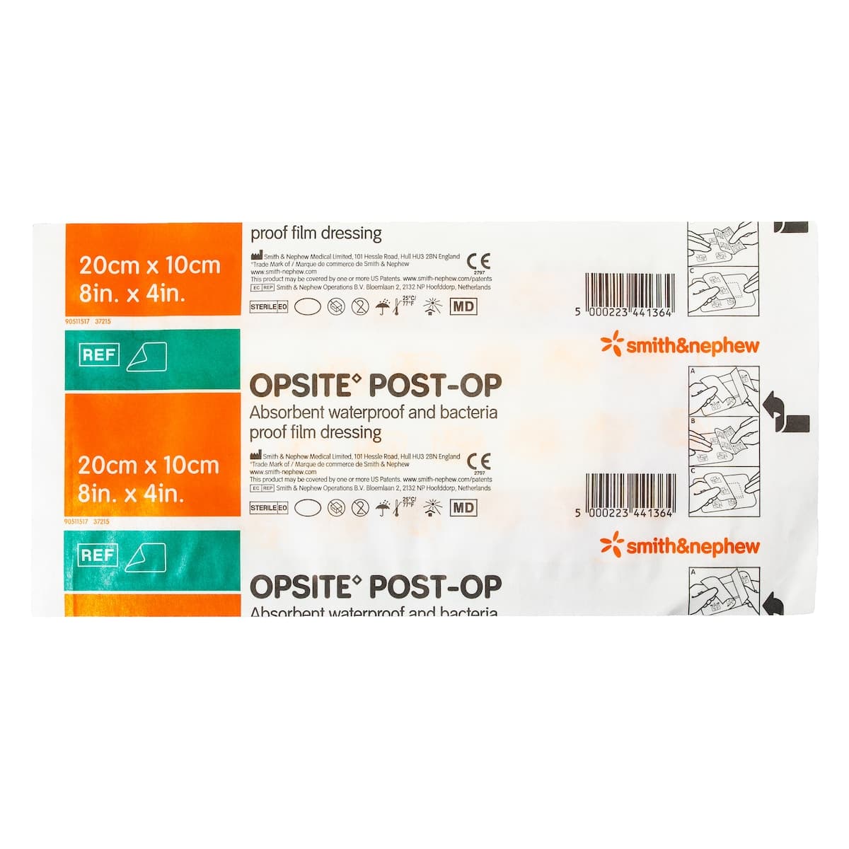 Opsite Post-Op Waterproof Dressing 20cm x 10cm Single