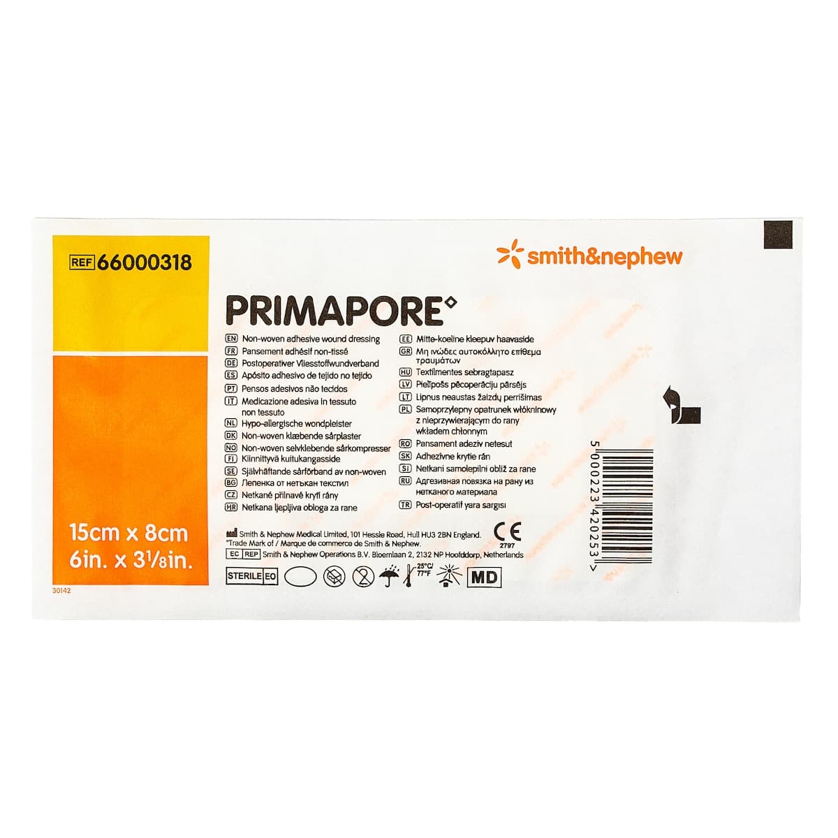 Primapore Flexible Fabric Dressing 15cm x 8cm Single