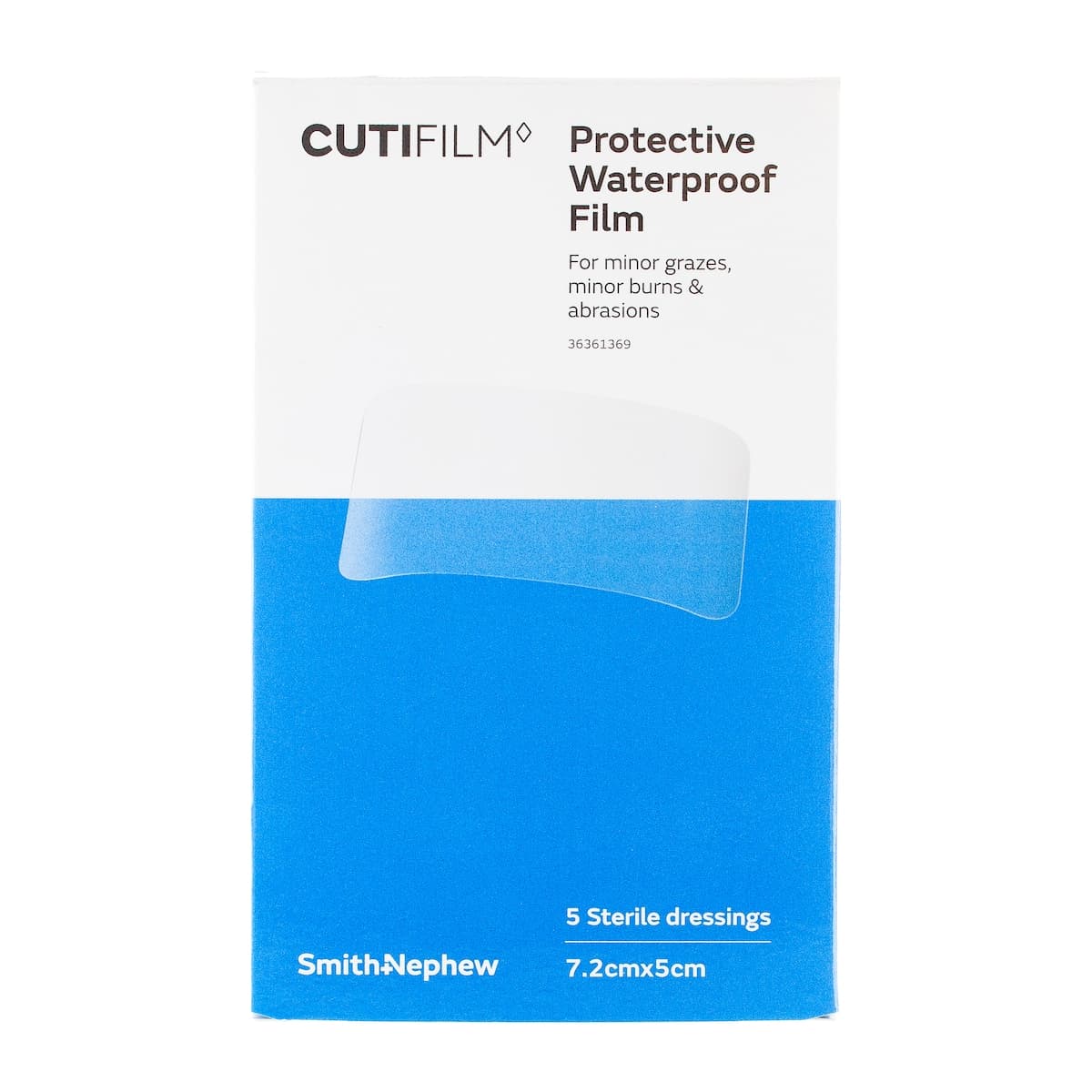 Cutifilm Protective Waterproof Film 7.2cm x 5cm 5 Pack