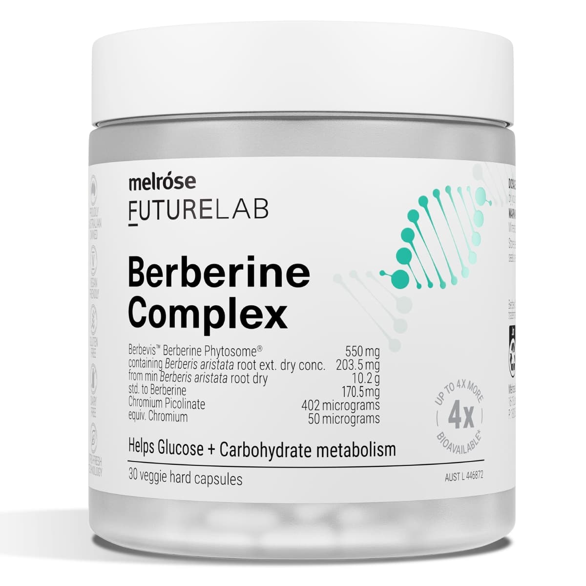 Melrose FutureLab Berberine Complex 30 Capsules