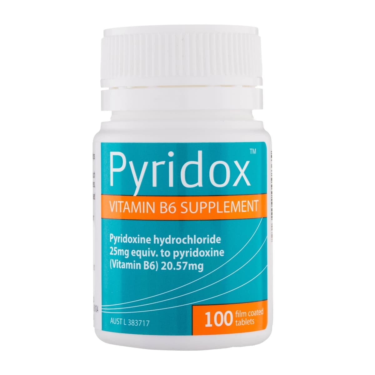 Pyridox Vitamin B6 Supplement 100 Tablets