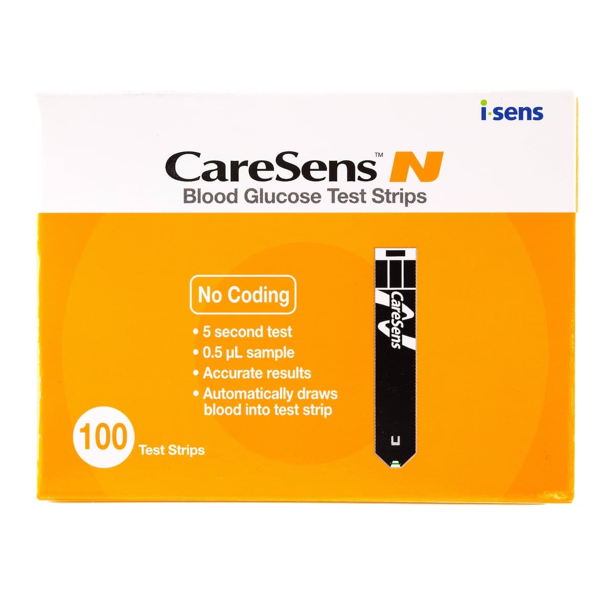 CareSens N Blood Glucose Test Strips 100 Pack