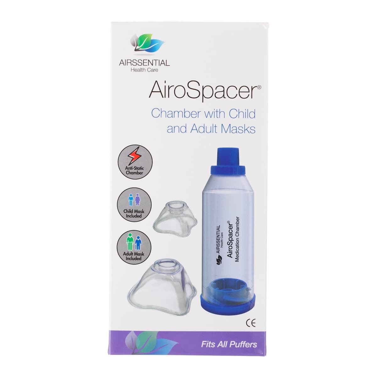 Airssential AiroSpacer Set with Masks & Chamber
