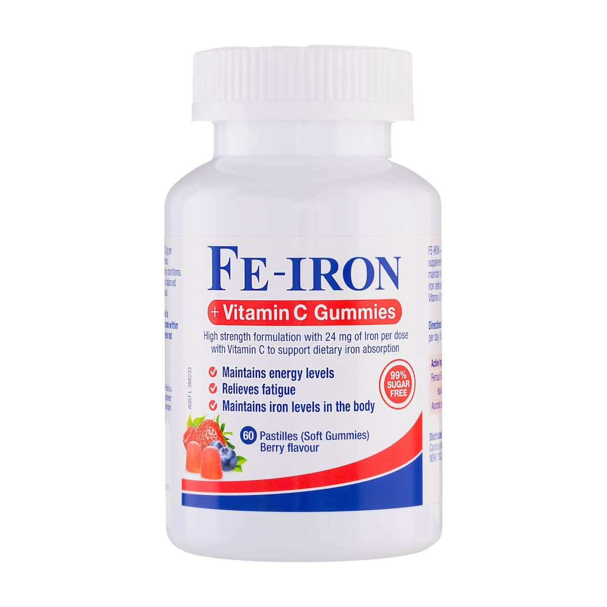Fefol Fe-Iron + Vitamin C Gummies 60 Pack