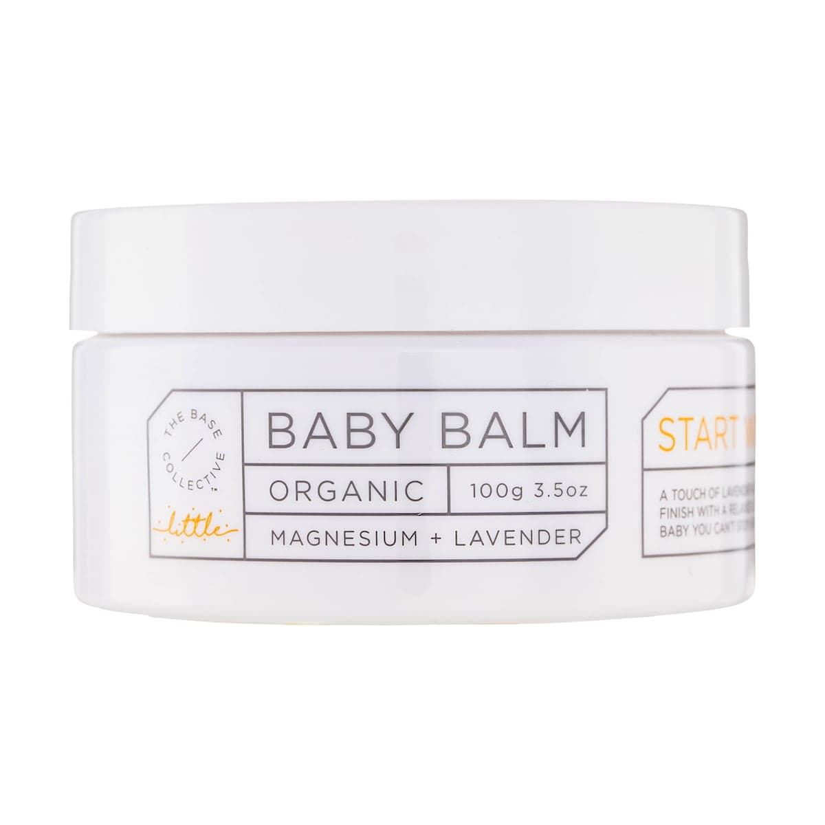 The Base Collective Sleepy Baby Balm Magnesium & Lavender 100g