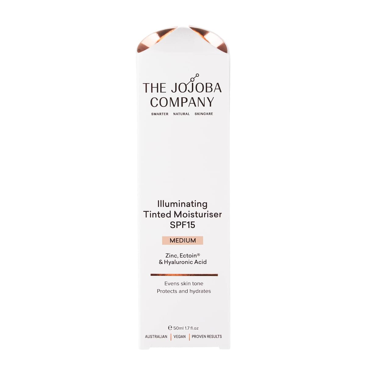 The Jojoba Company Illuminating Tinted Moisturiser SPF 15 Medium 50ml