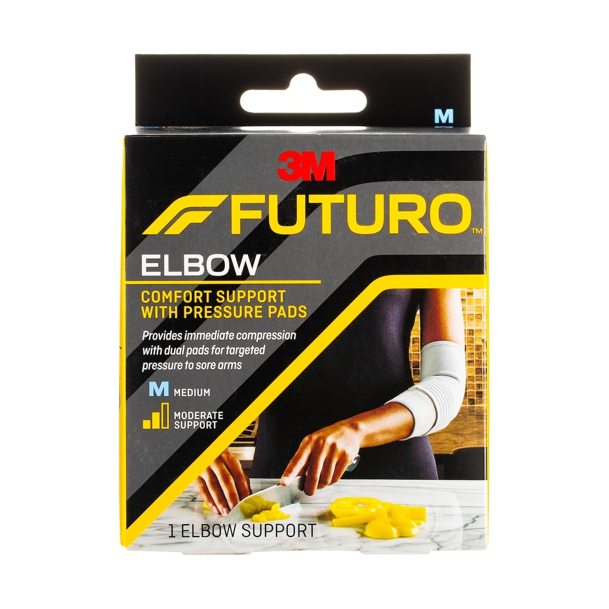 Futuro Comfort Elbow Support with Pressure Pads Medium