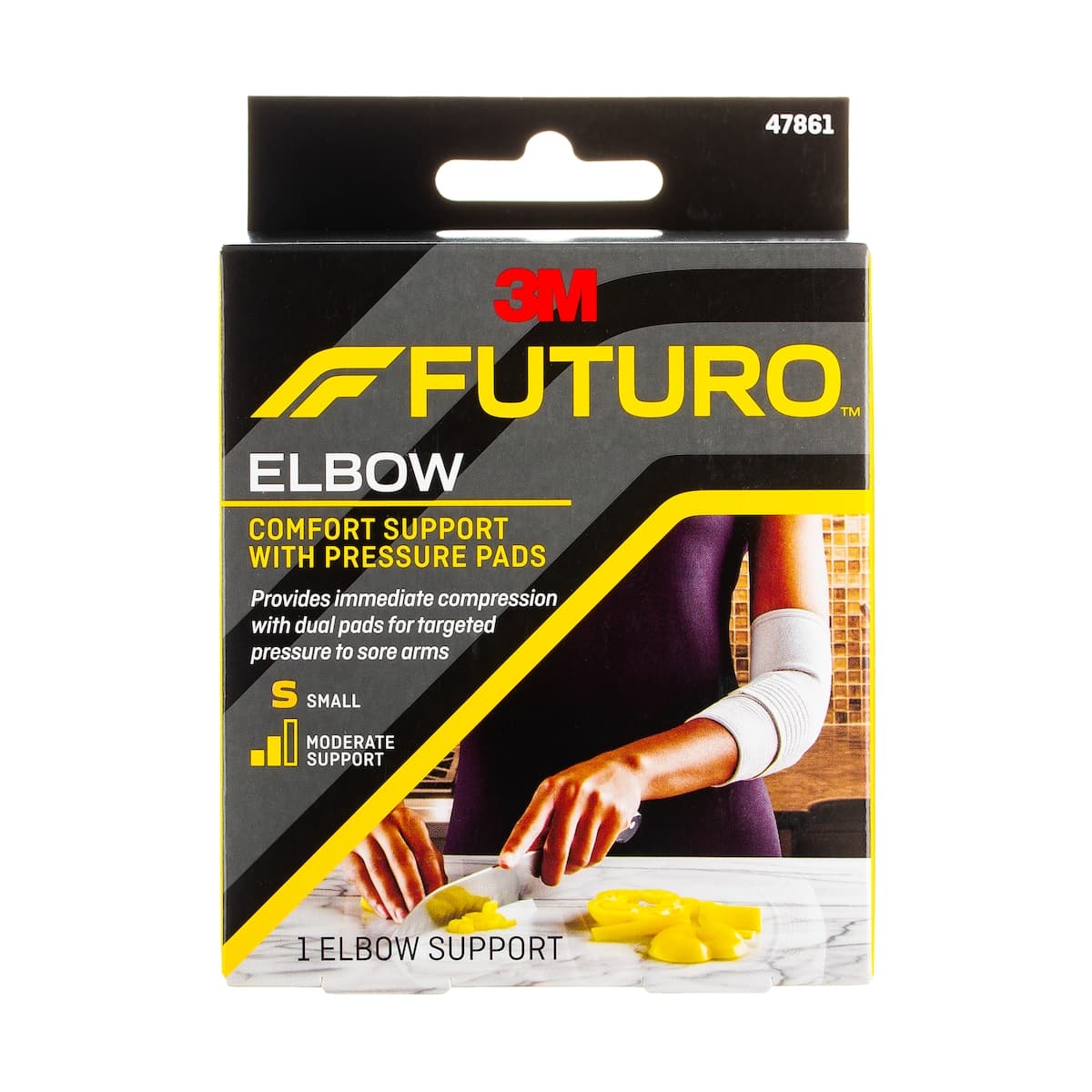 Futuro Comfort Elbow Support with Pressure Pads Small