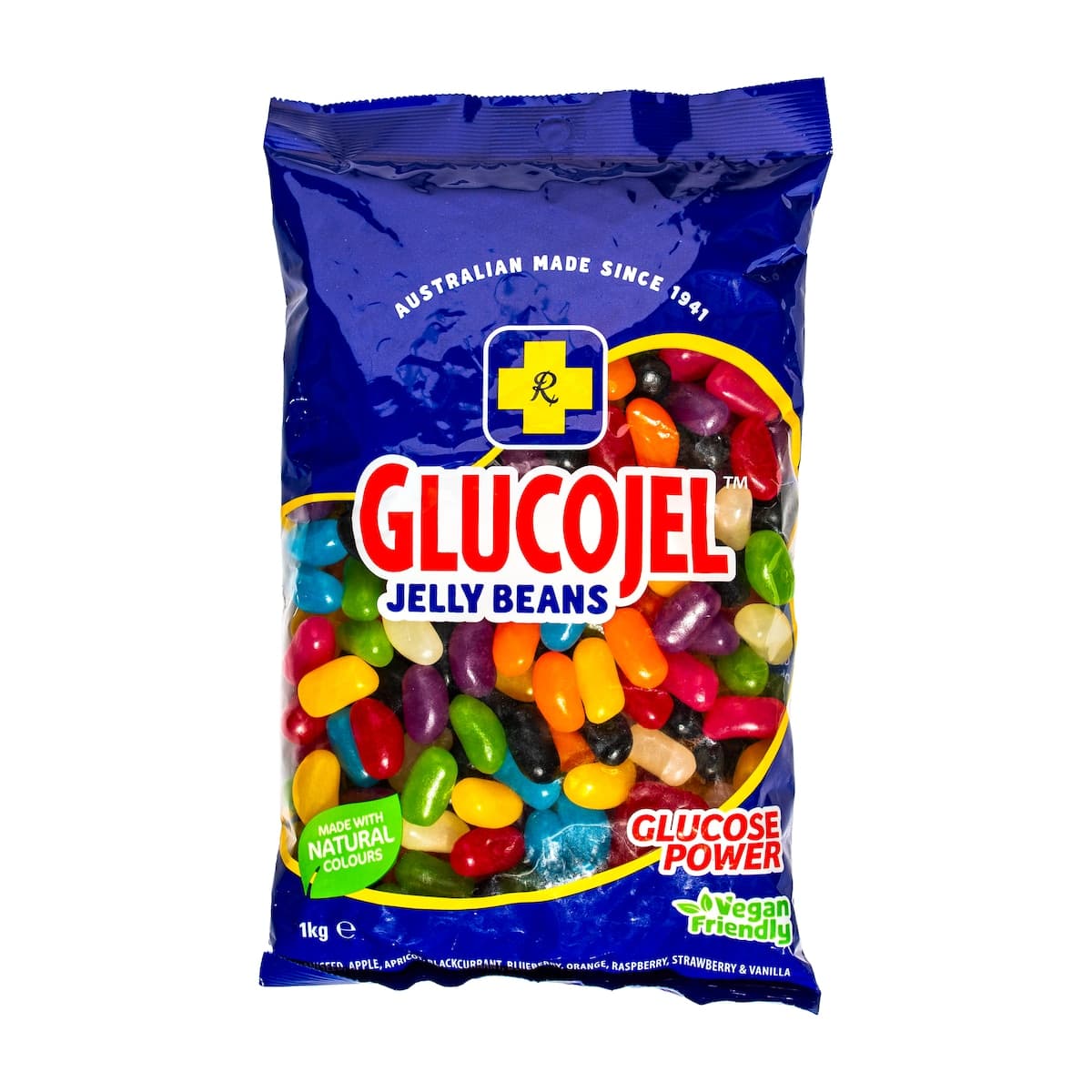 Gold Cross Glucojel Jelly Beans Mixed 1kg