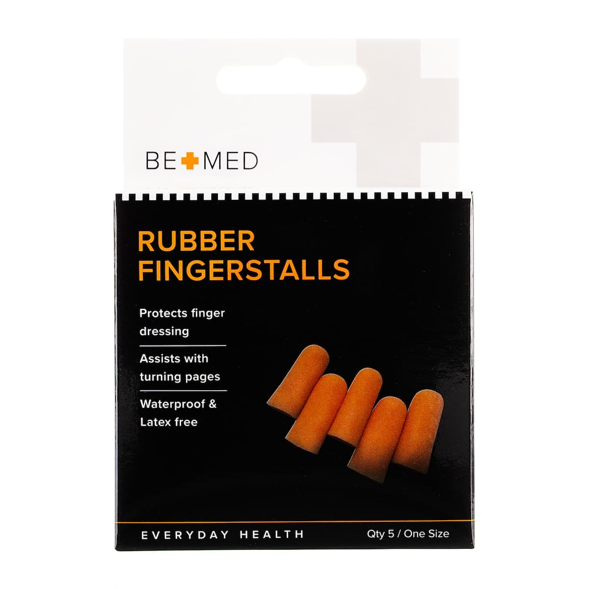 Bemed Rubber Fingerstalls 5 Pack