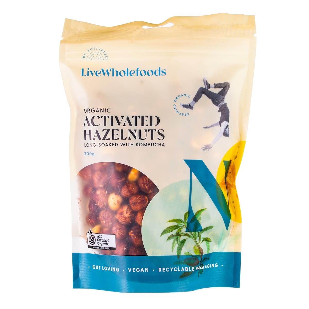 Live Wholefoods Organic Activated Hazelnuts 300g