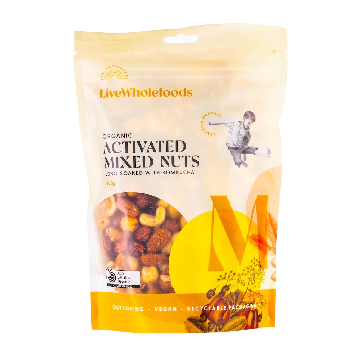 Live Wholefoods Organic Activated Mixed Nuts 300g