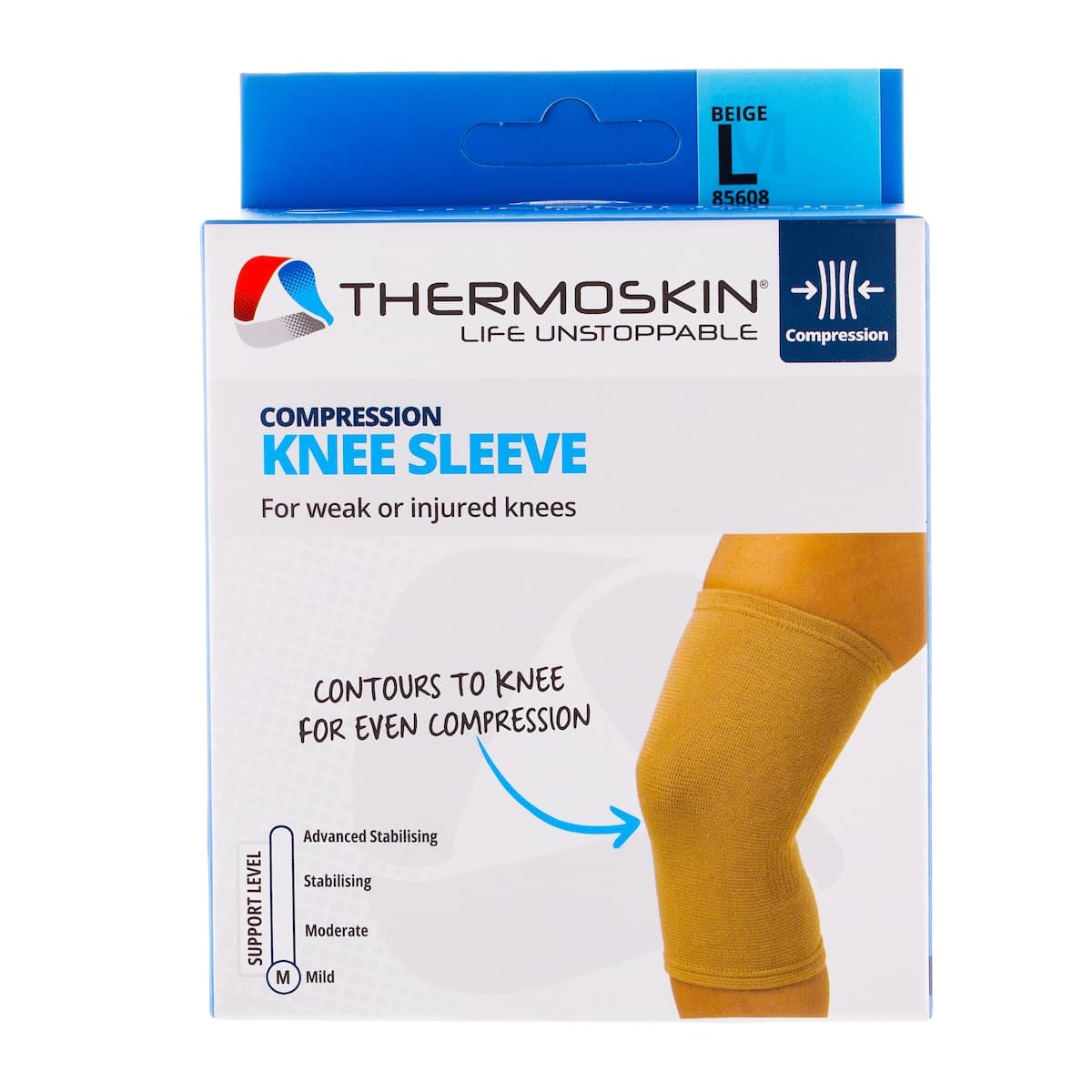 Thermoskin Compression Knee Sleeve L