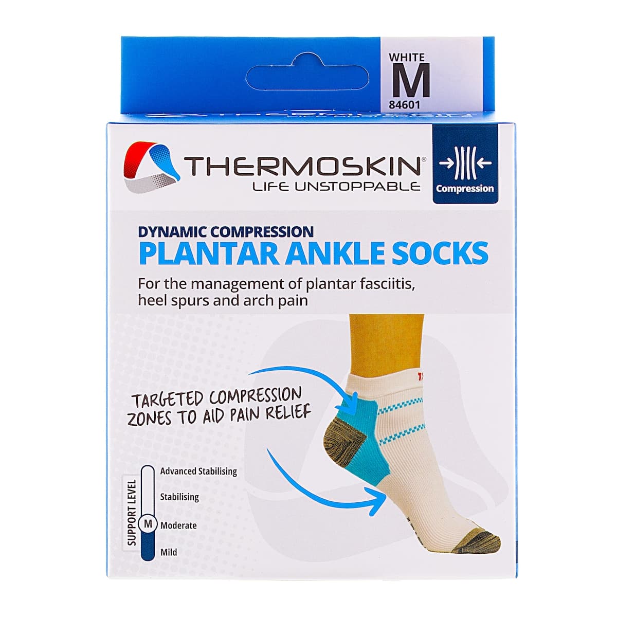 Thermoskin Plantar FXT Compression Ankle Socks M