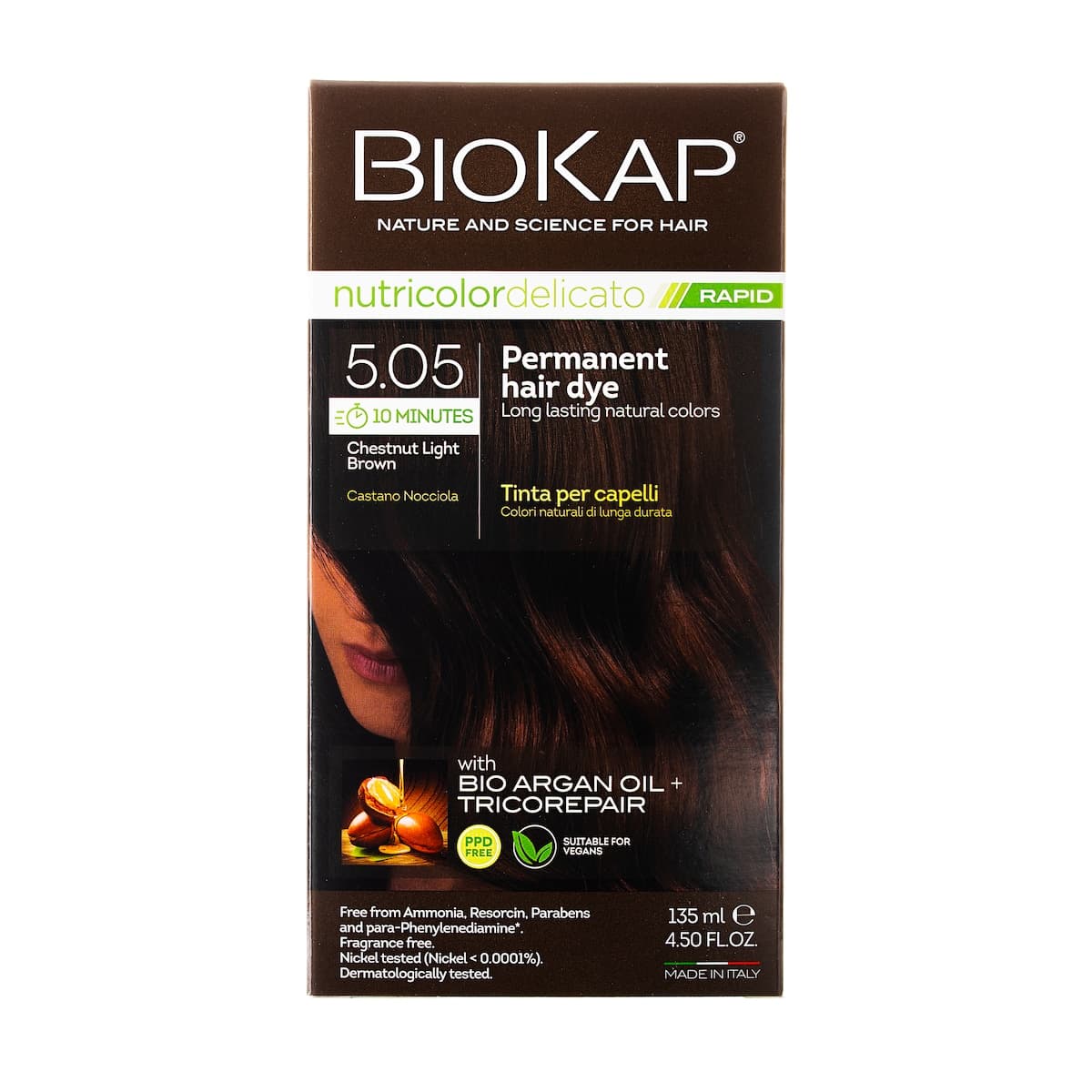 Biokap Rapid 5.05 Chestnut Light Brown 135ml