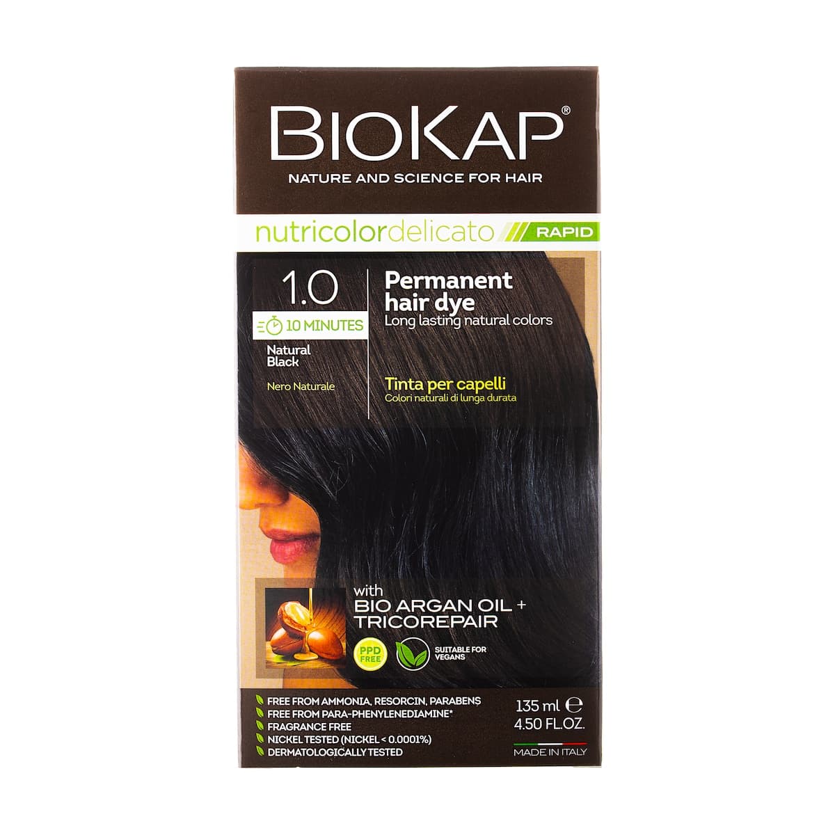 Biokap Rapid 1.0 Natural Black 135ml