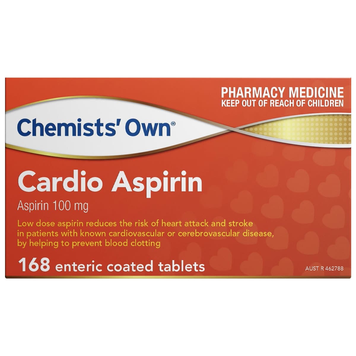 Chemists Own Cardio Aspirin 168 Tablets