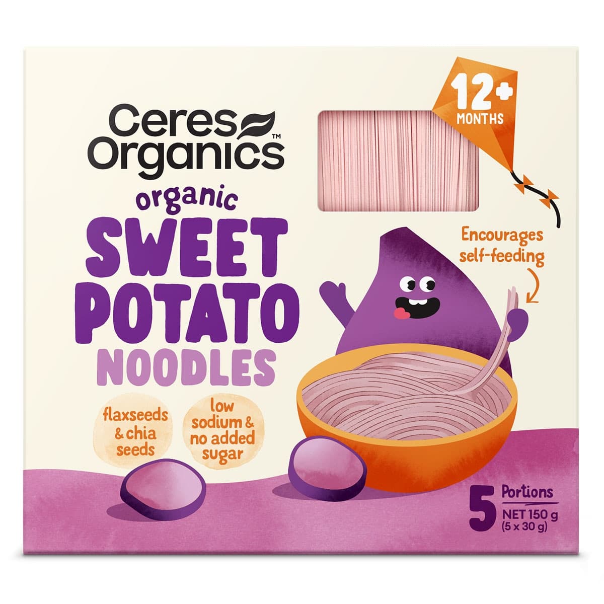 Ceres Organics Baby Noodles Sweet Potato 150g