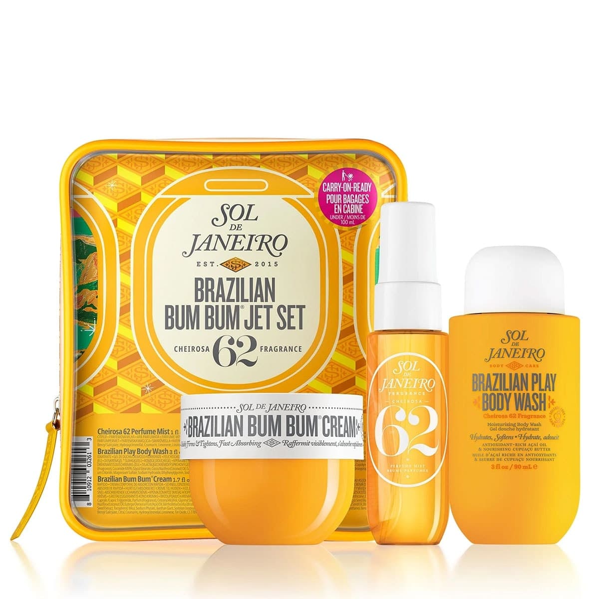 Sol De Janeiro SET Bum Bum Set Shower Cream + Perfume Mist + Cream