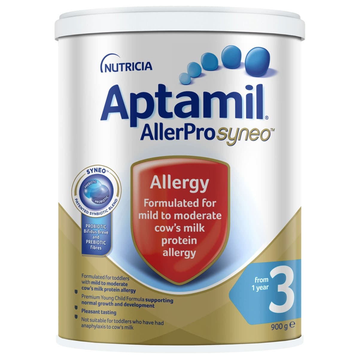 Aptamil AllerPro Syneo Allergy Premium Toddler Milk Drink Stage 3 900g