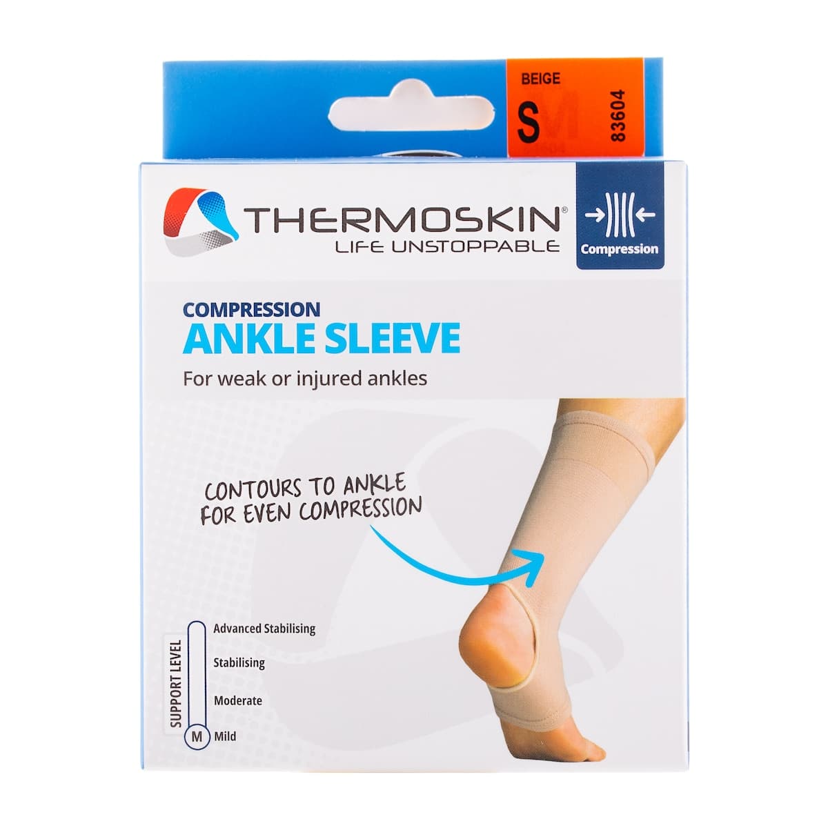 Thermoskin Compression Ankle Sleeve S