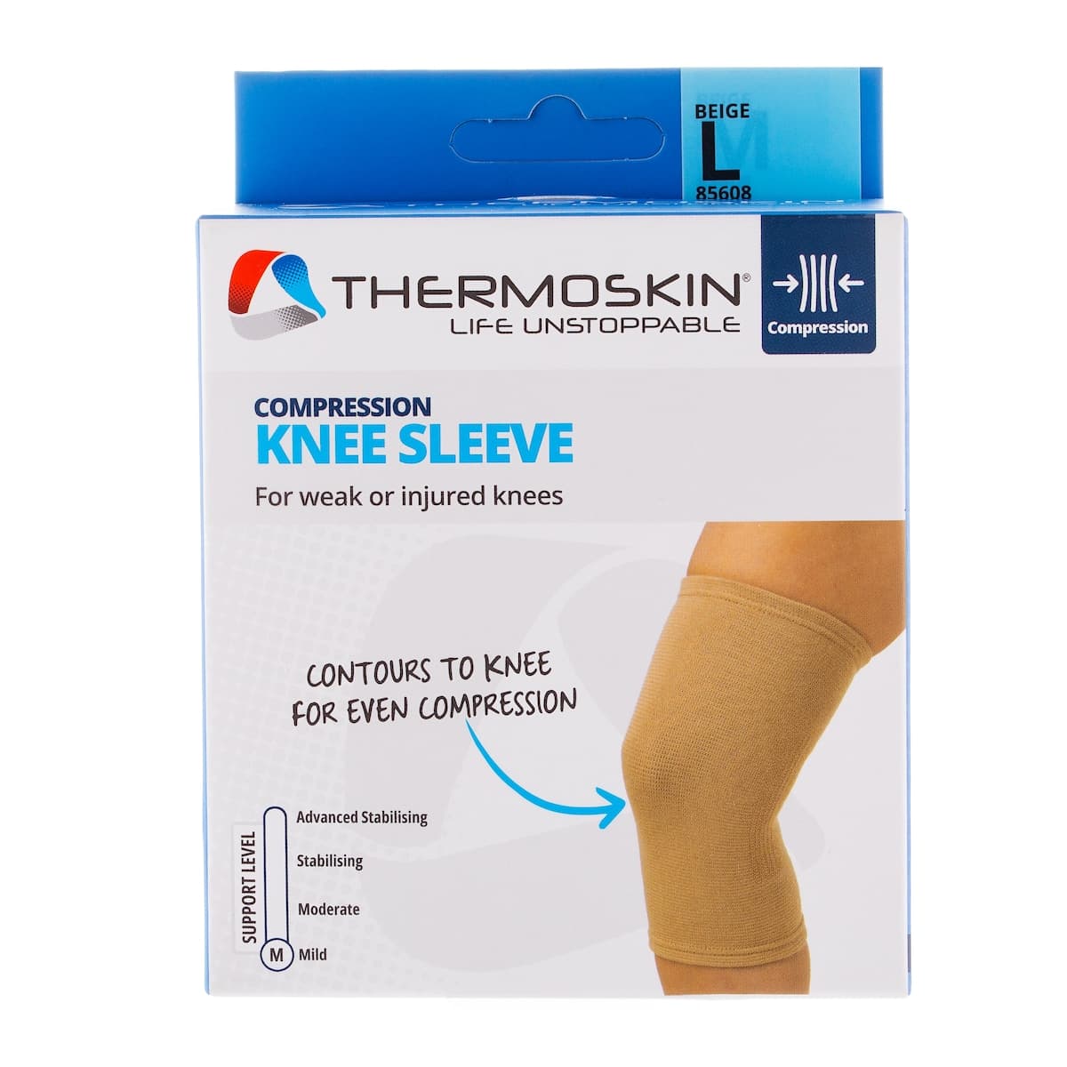 Thermoskin Compression Knee Sleeve L