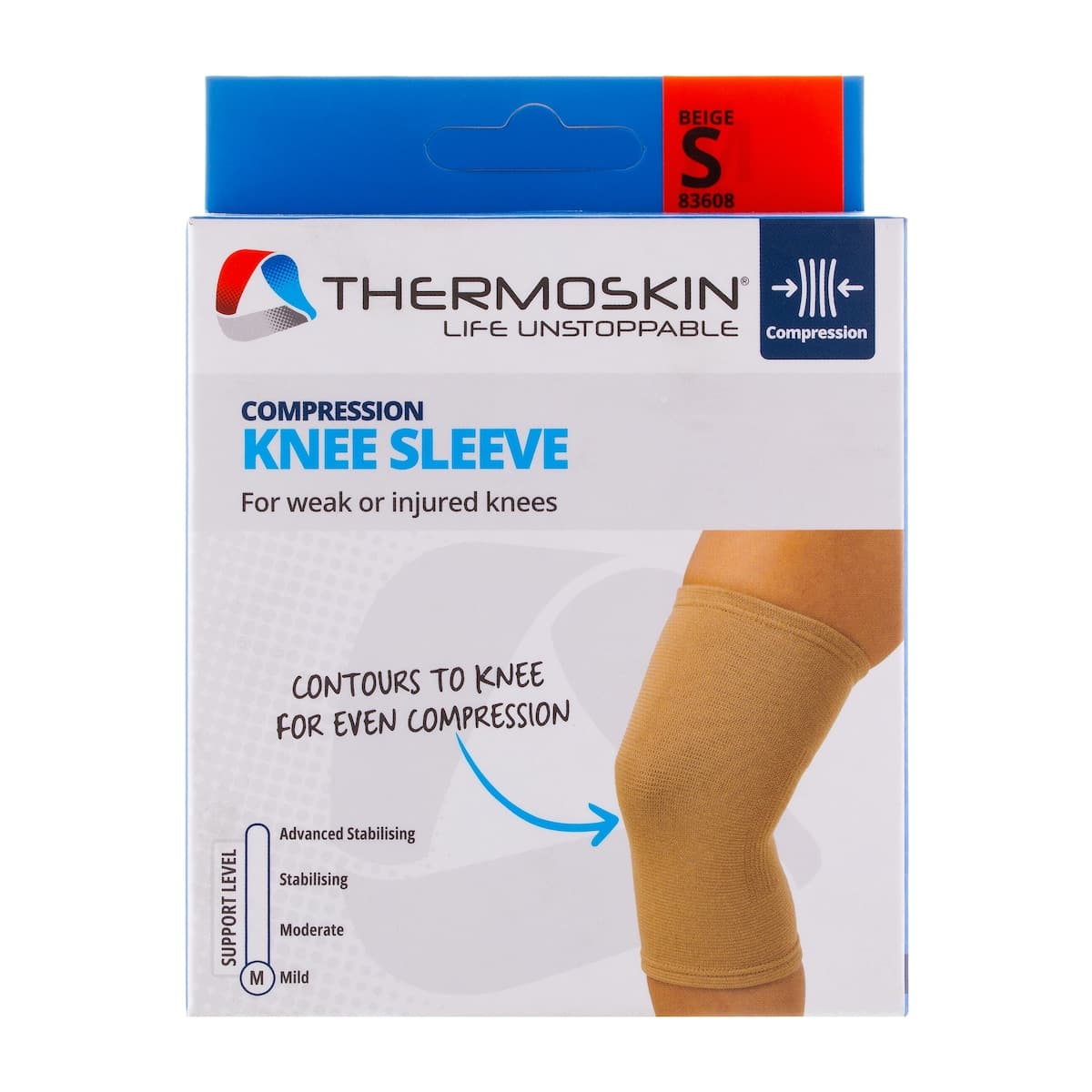 Thermoskin Compression Knee Sleeve S