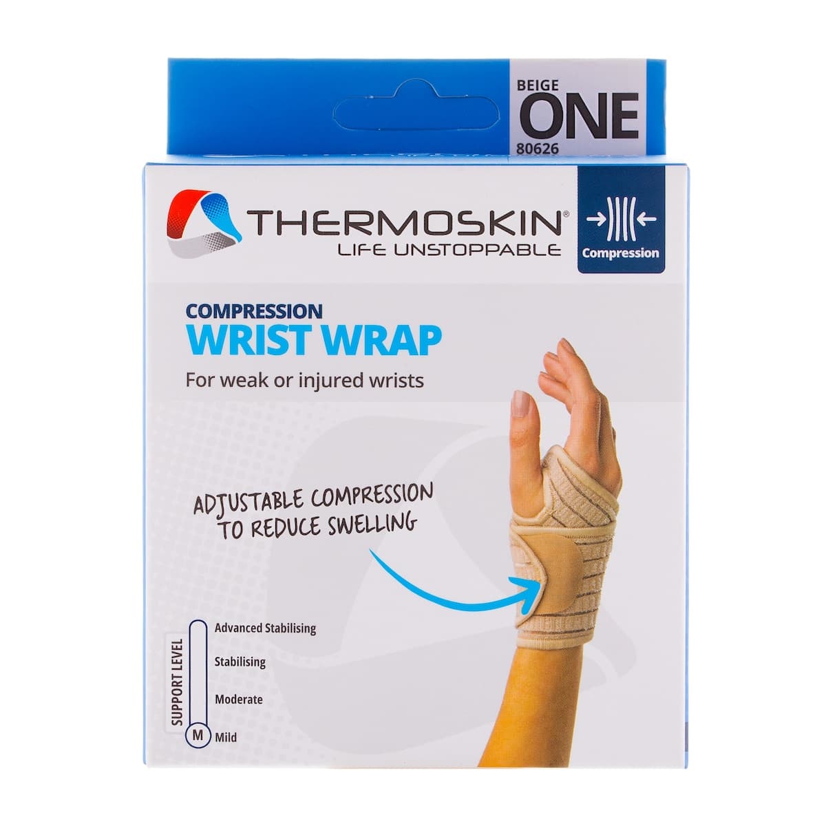 Thermoskin Compression Wrist Wrap One Size