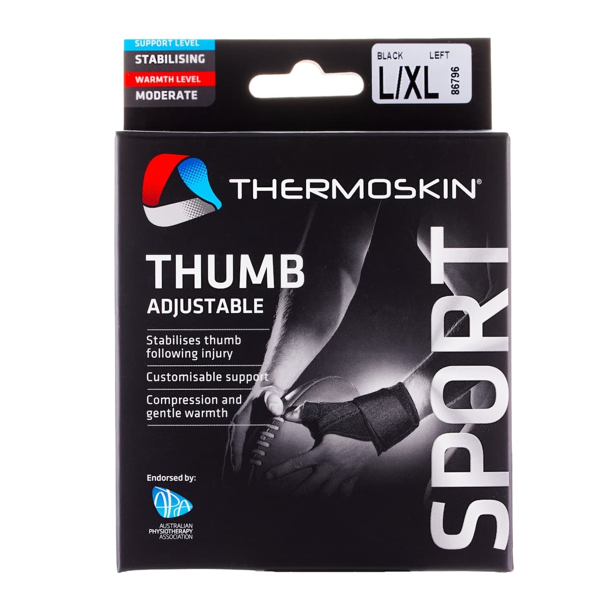 Thermoskin Sport Thumb Adjustable Left L/XL