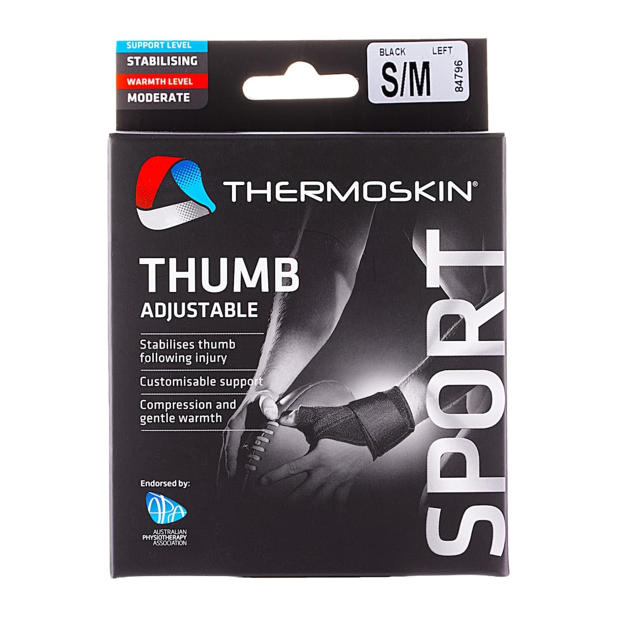 Thermoskin Sport Thumb Adjustable Left S/M