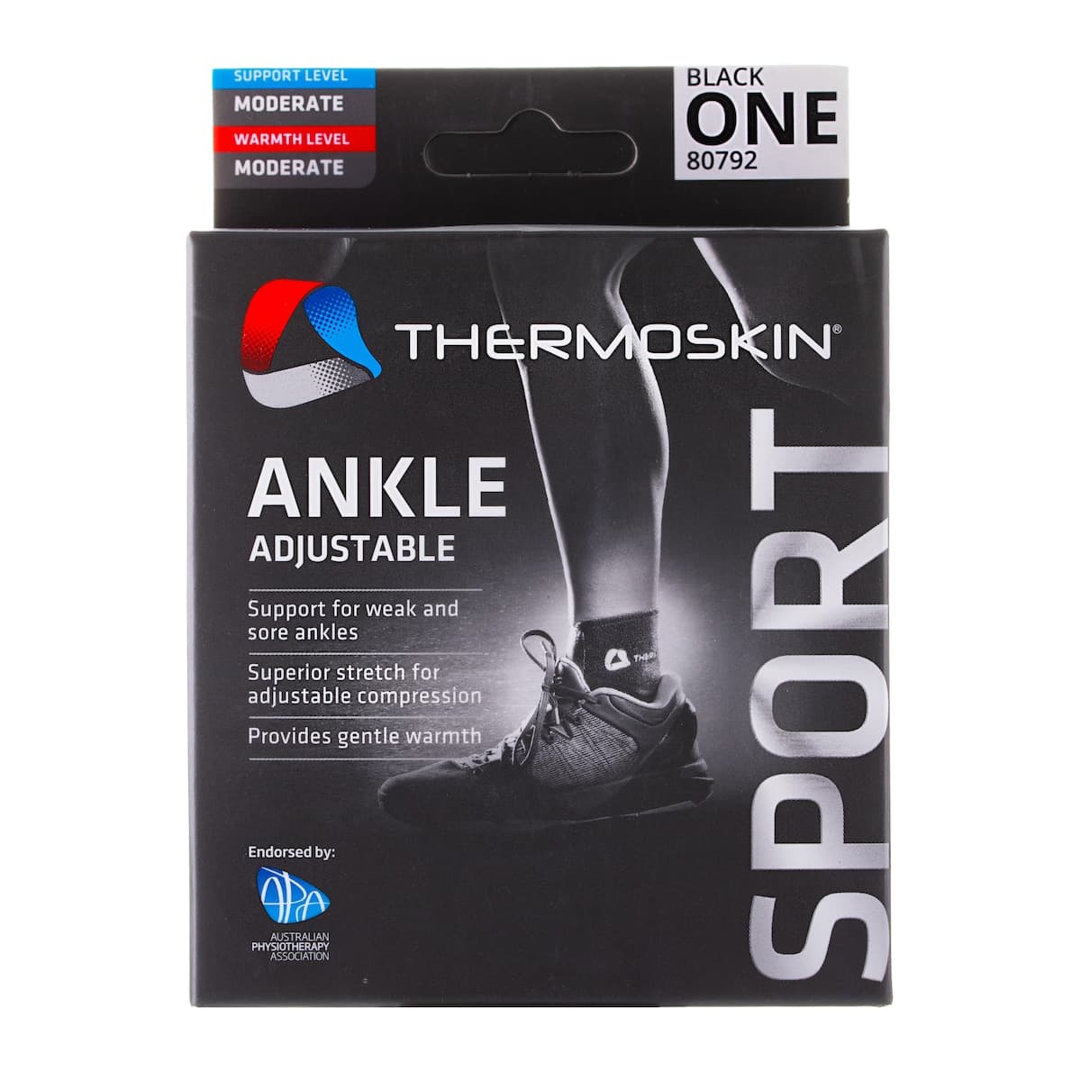 Thermoskin Sports Ankle Support Adjustable 1 Brace