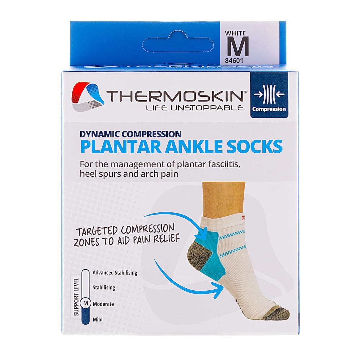 Thermoskin Plantar FXT Compression Ankle Socks M