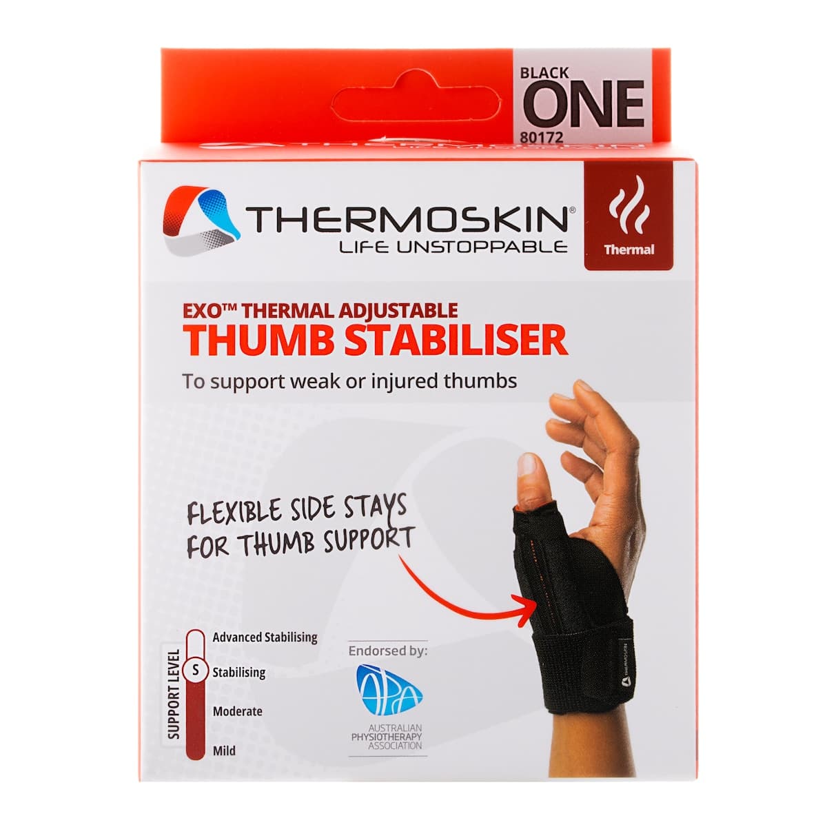 Thermoskin Exo Adjustable Thumb Stabiliser